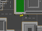 Флеш игра онлайн Зомби такси 2